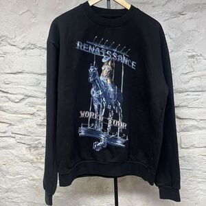 Beyonce Crewneck Sweatshirt Unisex Medium M Black Renaissance World Tour Merch